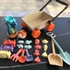 Beach Game Set for Toddlers Sandcastles Playset Sand Mold Cart Toy Kids Summer Gift Sand Building Child Water Toy 22PCS 1