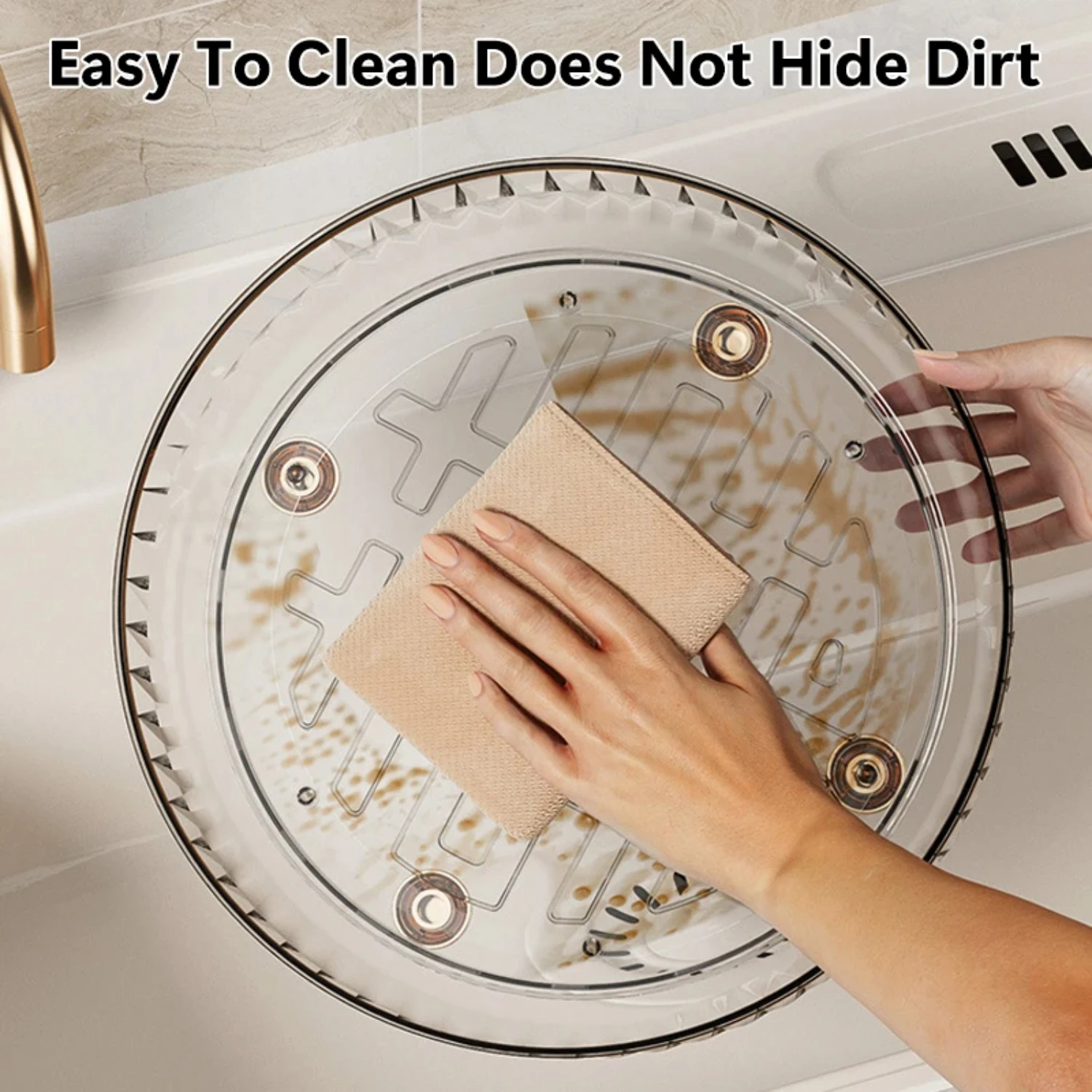 منظم مستحضرات التجميل الدوارة الفاخرة والخفيفة وال...