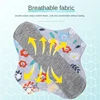Graphene Cotton Antibacterial Menstrual Pad Washable Sanitary Napkins Reusable Leak Proof Underwear Pad Cloth Menstrual Gaskets 3