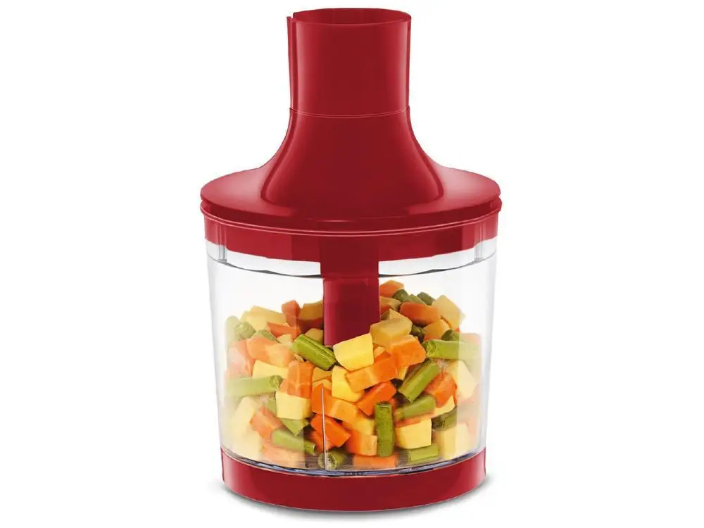Mixer 2 em 1 Mondial 500W Vermelho e Inox - 110V 6
