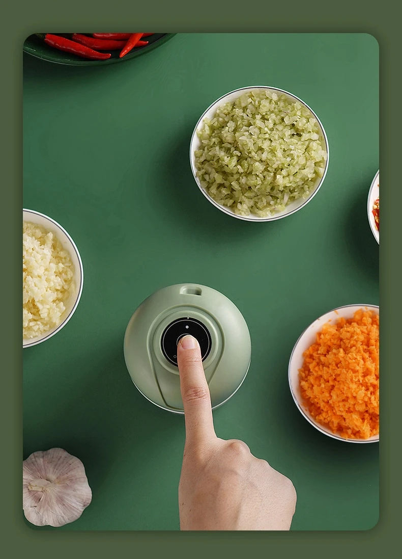 Description Picture 5 of itemHome electric garlic pestle, garlic press, complementary food processor, wireless mini garlic puree blender