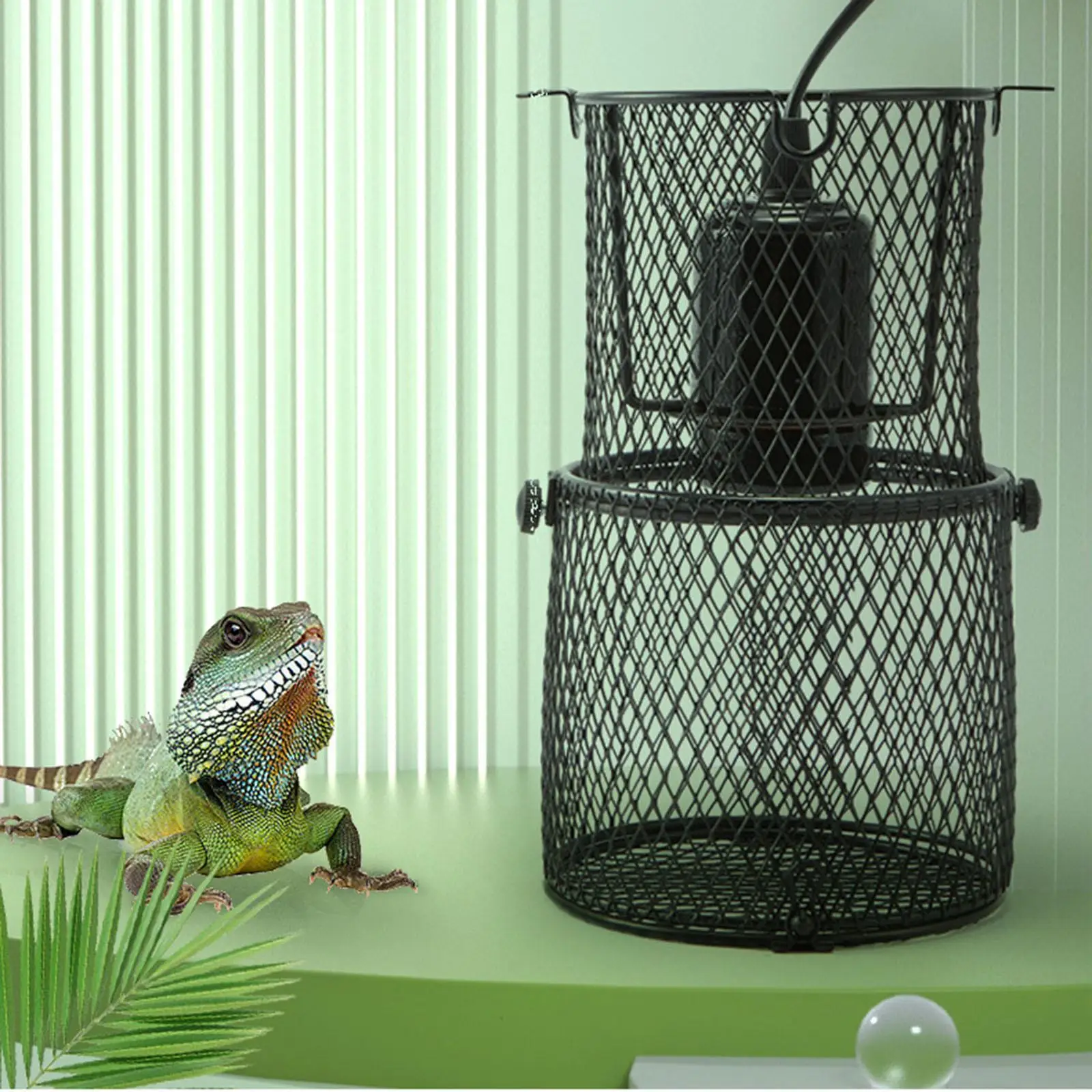 Retractable Reptile Heat Lamp Holder 200W Reptile Accessories for Amphibian