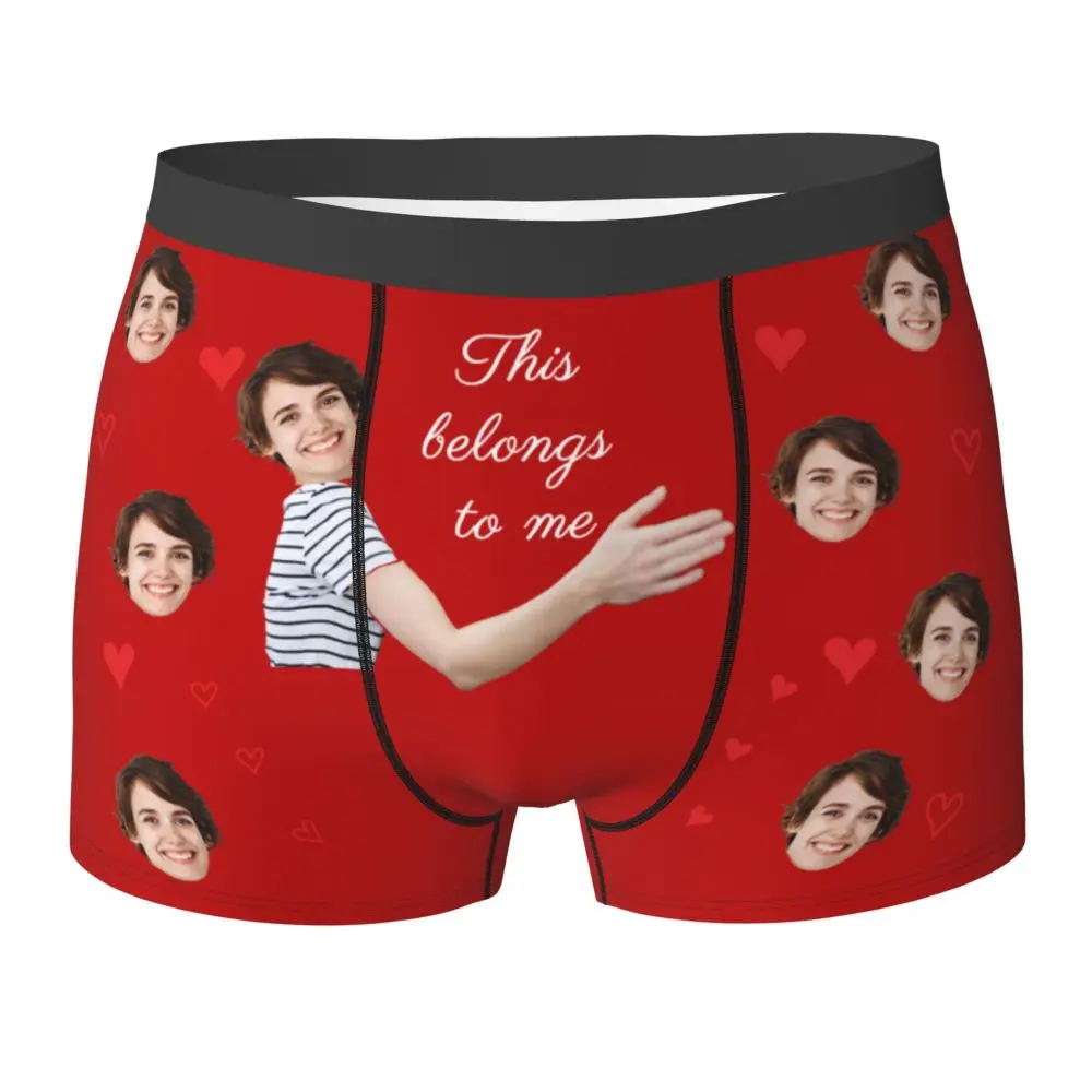 Description Picture 3 of itemValentine's Day Personalize Boxer Face Custom Photo Man's Underwear Gift for Man Boyfriend Anniversary Birthday/Wedding Gifts