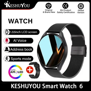 KESHUYOU 2025 nuevo reloj 6 reloj inteligente Bluetooth llamada monitoreo de salud despertador * COMPRA INTERNACIONAL* 1 KESHUYOU 2025 nuevo reloj 6 reloj inteligente Bluetooth llamada monitoreo de salud despertador * COMPRA INTERNACIONAL* 1