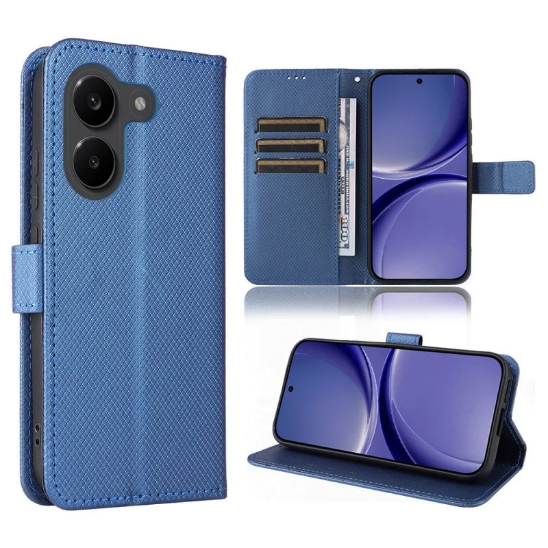 Elegant Leather Wristlet Wallet Case with Card Slots and Flip Cover