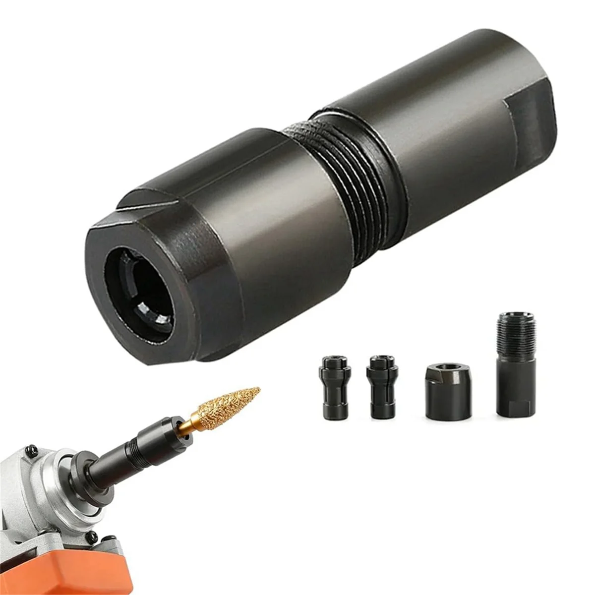 범용 앵글 연마기, 100 타입 앵글 연마기 M10 나사산용, 스트레이트 연마기 척용 어댑터, 6mm, 3mm 수정