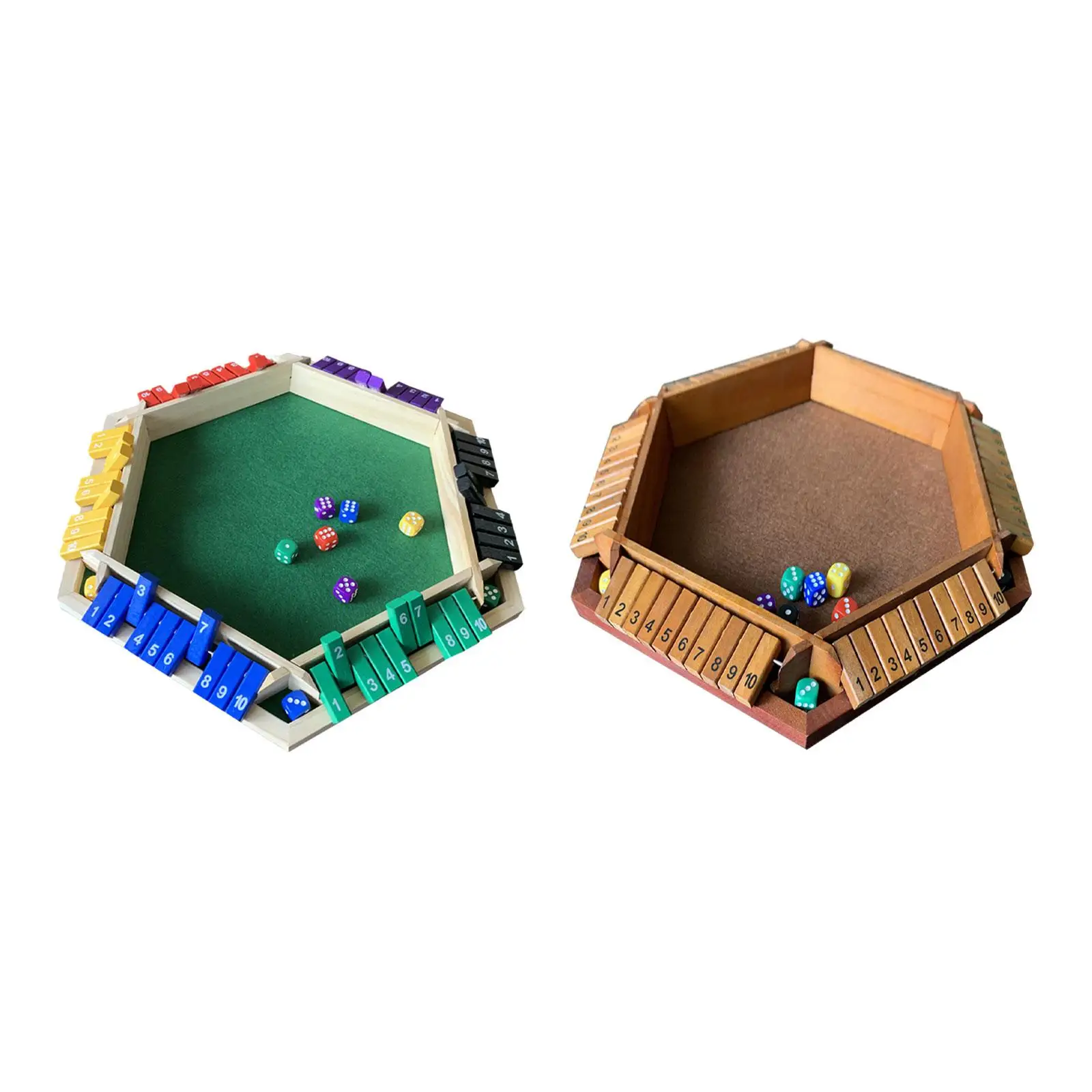 

Dice Board Game Family Game Club Drinking Games 1-6 Players Math Game Table Board Tabletop Games for Adults Home Bar Cafe Family