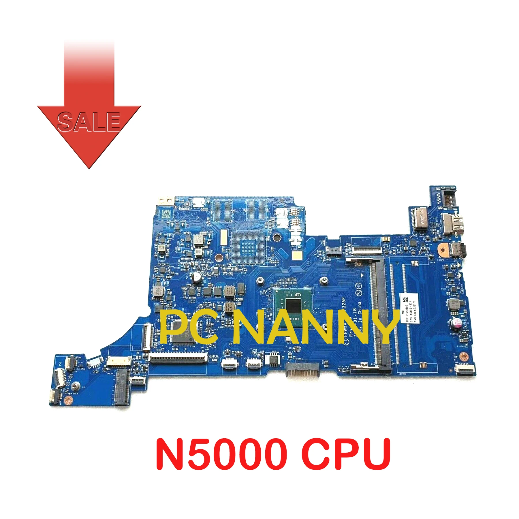 

PCNANNY для ноутбука HP Pavilion 15-DW, материнская плата L51988-601 N5000 CPU