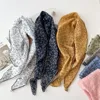 Small Flower Triangle Scarf Women Cotton Linen Scarves All-match Decorative Shawl Korean Version Shawl for Ladies Neckerchief 6