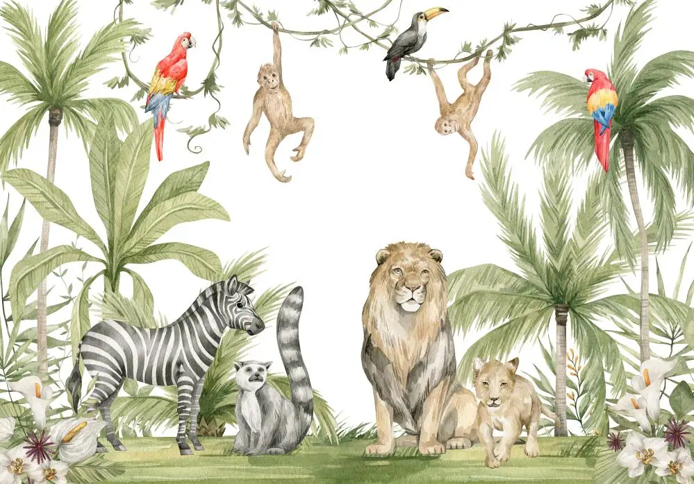 animados para quarto infantil, papel de parede