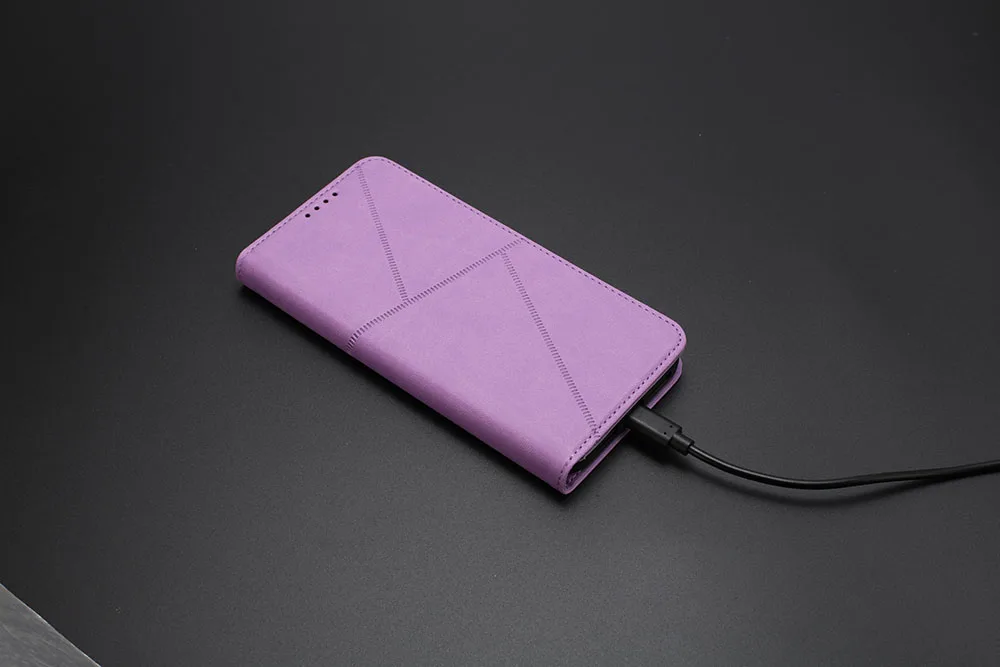 Elegant Magnetic Card Slots Leather Phone Case - Premium Back Cover Design