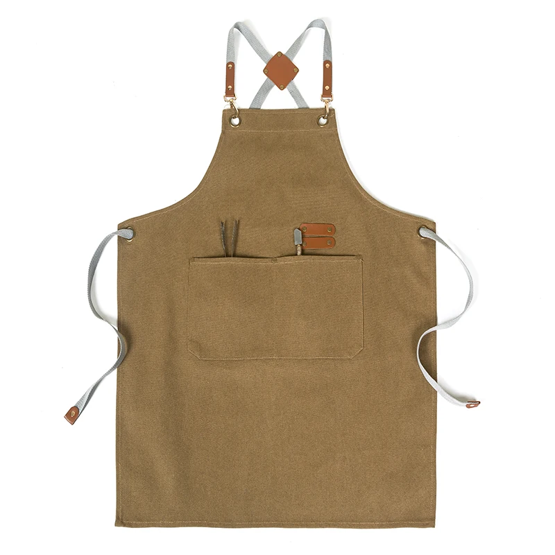 Premium Cotton Apron with Customizable Logo