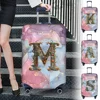 Luggage Cover Stretch Fabric Suitcase Protector Case Graphic Series Baggage Dust Case Cover Suitable 18-32 Inch Suitcase 1