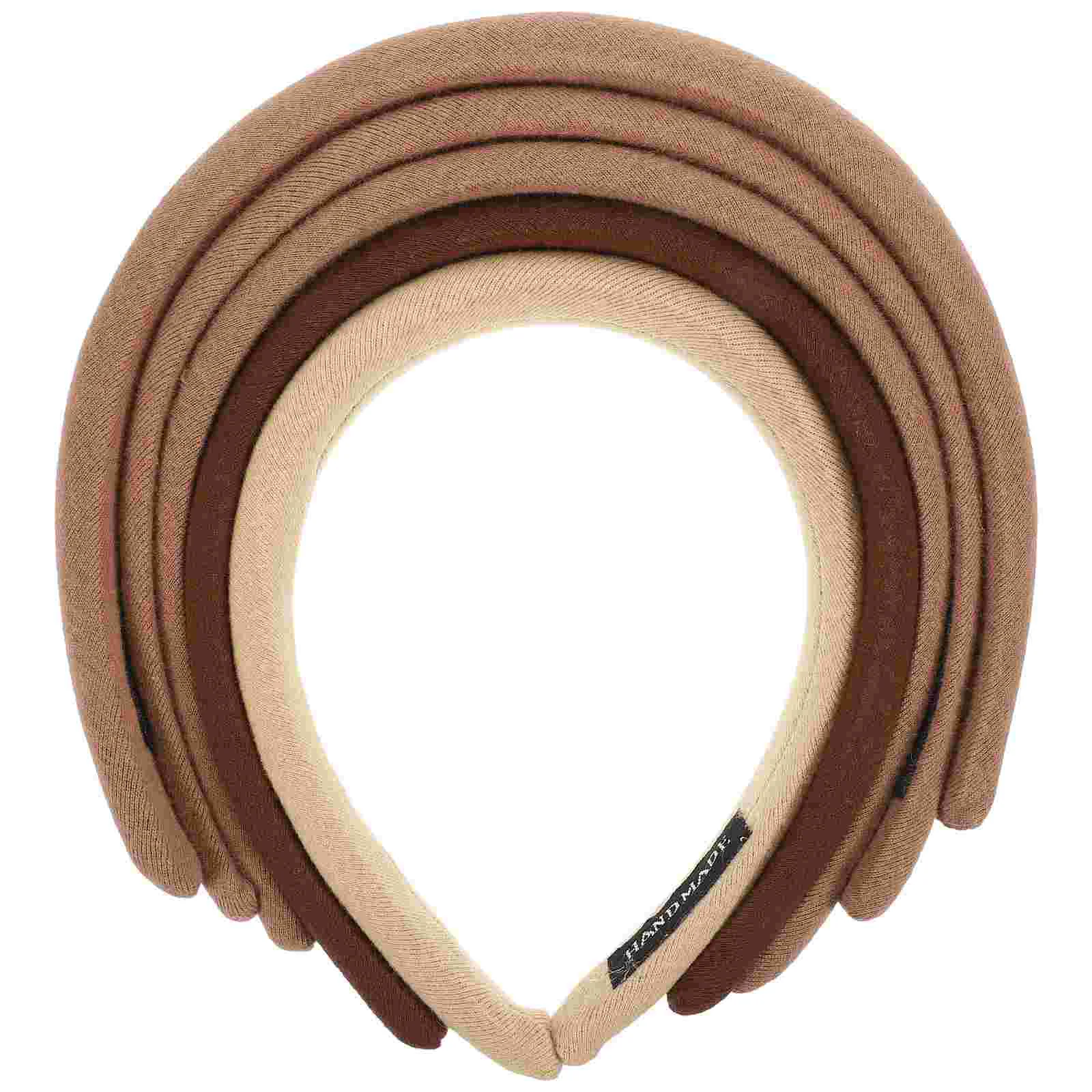 

5 Pcs Sponge Headband Hair Accessory Girl Chic Thicken Hoops for Women Headdress