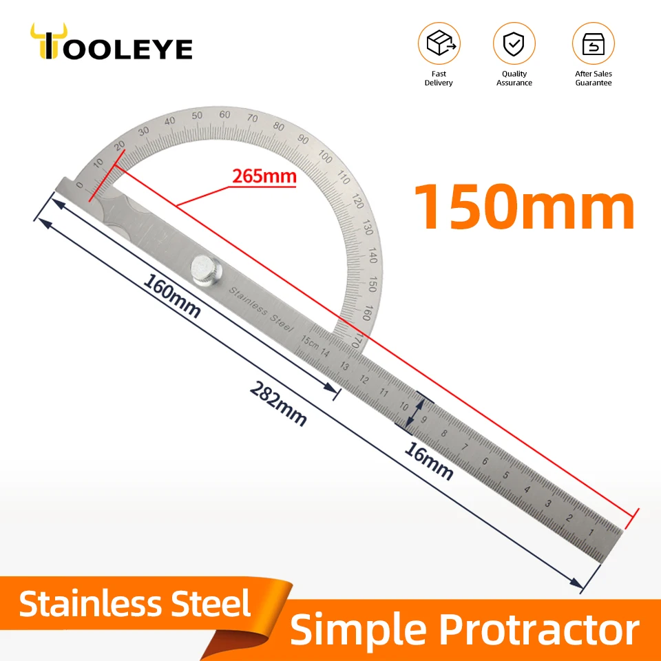 Multi Angle Ruler Stainless Steel Protractor Measuring Instruments Metal Angle Finder Carpenter Tools Meter Goniometer