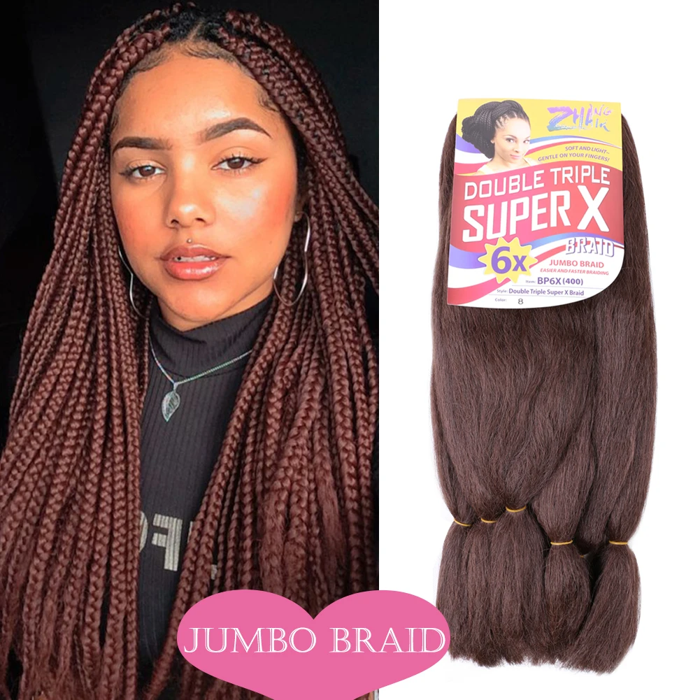 Jumbo Braid sintético trançar extensões de cabelo