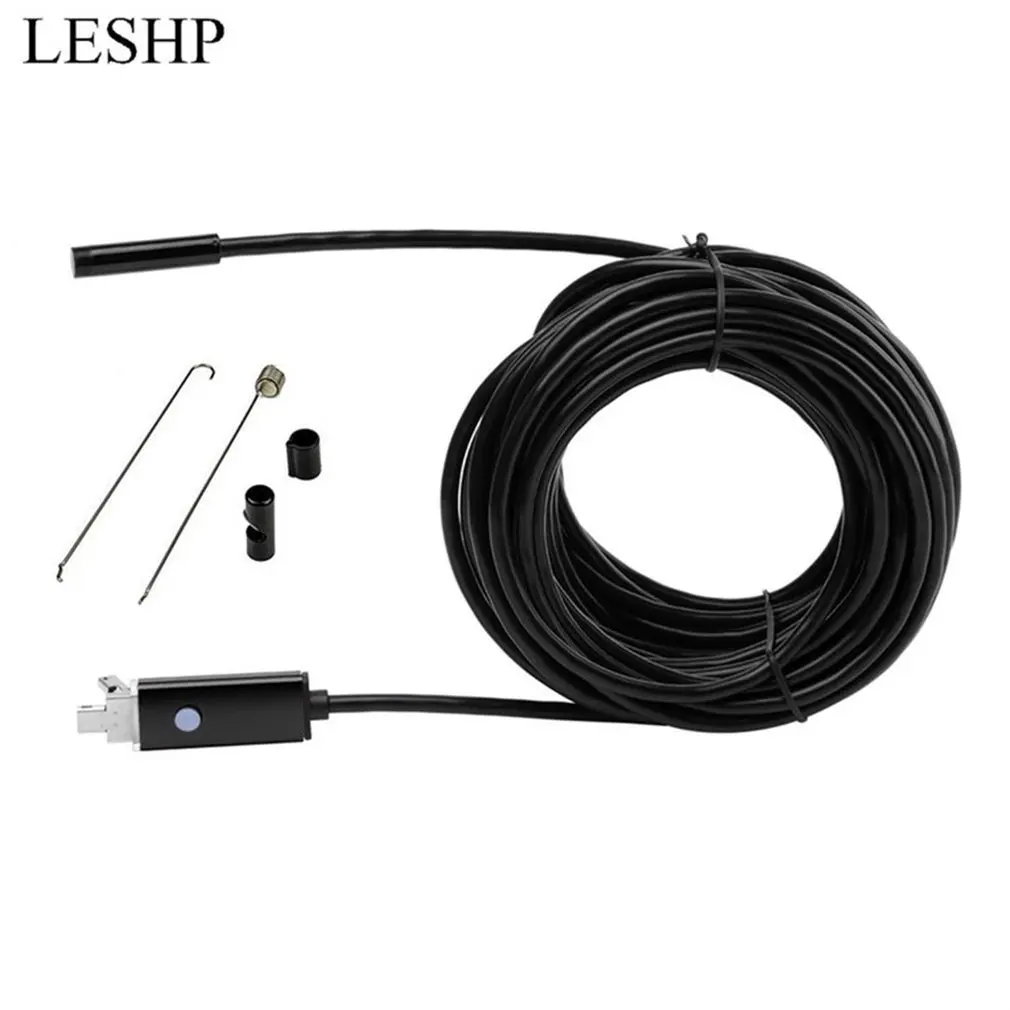 

10M 7mm Endoscope Camera HD USB Android Endoscope Waterproof 6 LED Borescope Inspection Camera Endoscope For Android PC