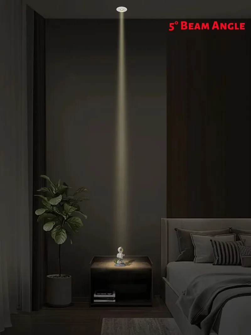 Ultra-Compact Embedded LED Spotlight for Ambient and Accent Lighting