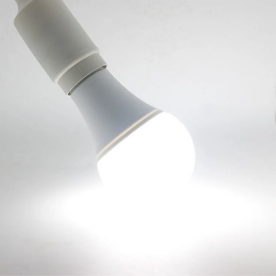 YzzKoo LED E27 조명 제어 센서 전구 12W 9W 7W AC85-265V 주야간 조명 자동 ON OFF 파티오 베란다 정원용 스마트 램프