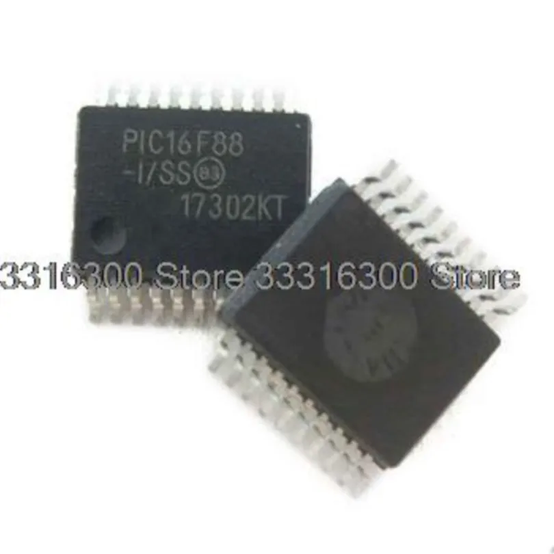 

10PCS New PIC16F88-I/SS SSOP20 Microcontroller chip IC