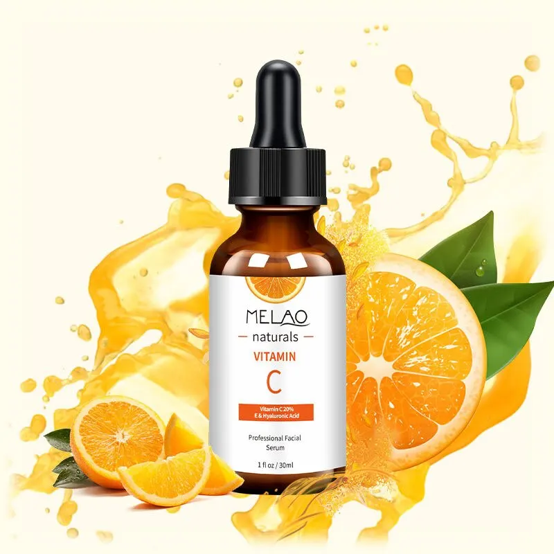 

MELAO Vitamin C Facial Serum Anti Aging Whitening Brightening Dark Spots Freckle Remove Hyaluronic Acid Vitamin E 30ML