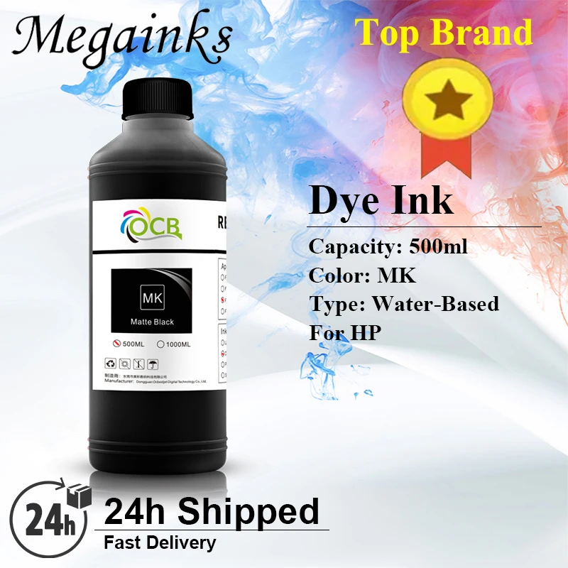 500ML Dye Ink for HP 100 500 510 800 5500 T610 T770 T790 T1100 T1120 T1200 T1300 T2300 Z2100 Z3100 Z3200 Z5200 Z6100 Printer dye ink kit dye ink refill inkjet printer ink ink refill