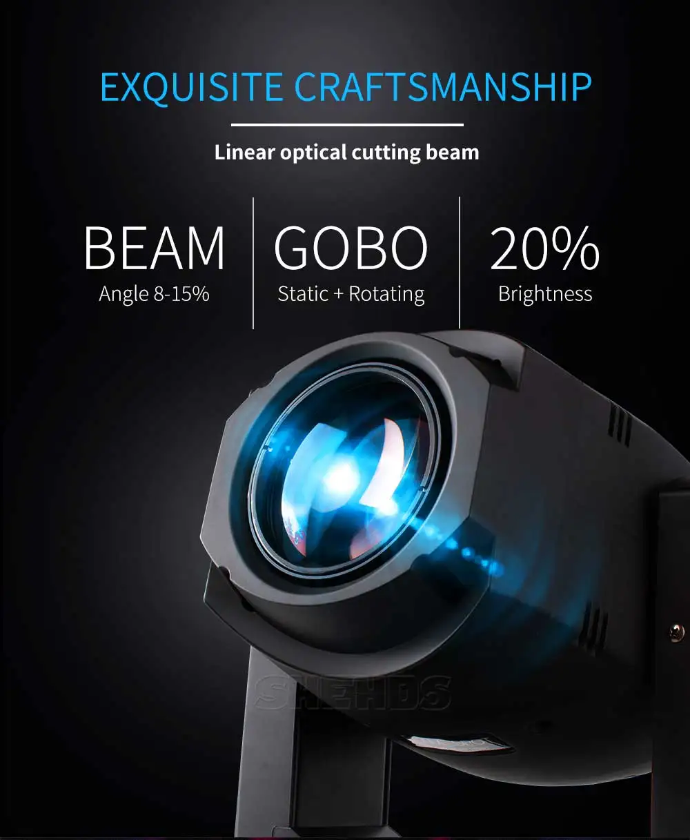Efeito de Palco Iluminação para dj Shehds Ponto Iluminação Dmx512 Discoteca Festa Dança Piso Casamento Decoração Led 200w Online shopping