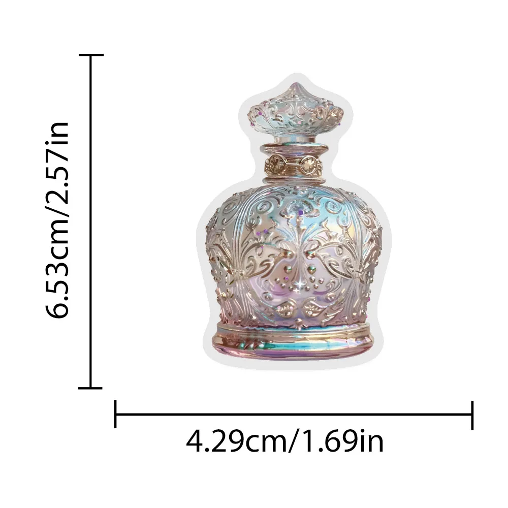 50 stücke Cartoon Flasche Von Mondphase Transparent PET Aufkleber Aufkleber Für Laptop Sammelalbum DIY Ästhetische Aufkleber Kreative Geschenke – Detail 17