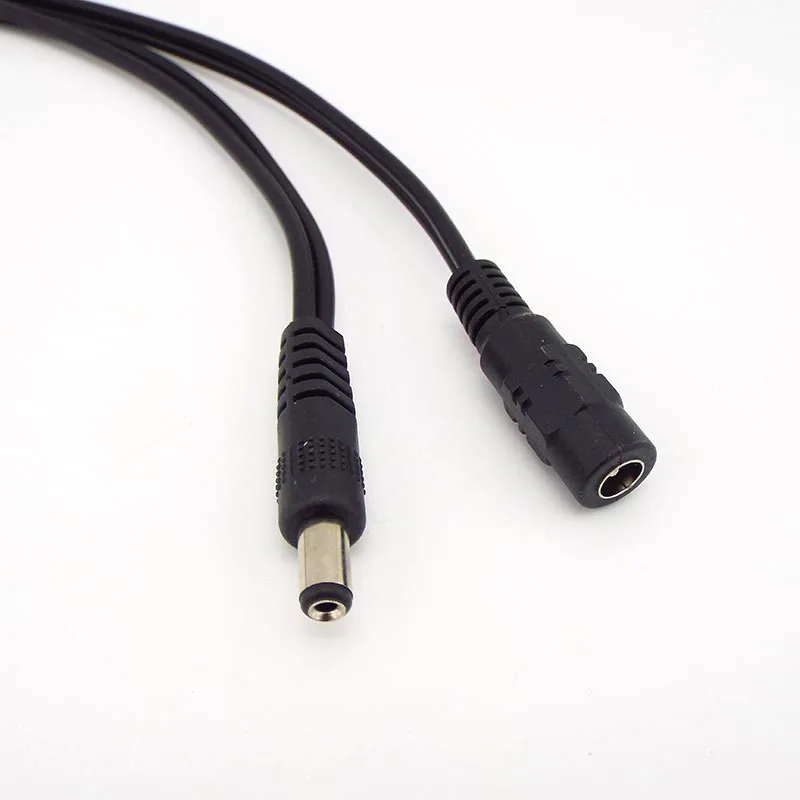 Cavo Divisore DC Y 1 Femmina A 2 Maschi 5,5x2,1 Mm – Alimenta Due Dispositivi Con Un Singolo Alimentatore, 30 Cm, 2 Pezzi