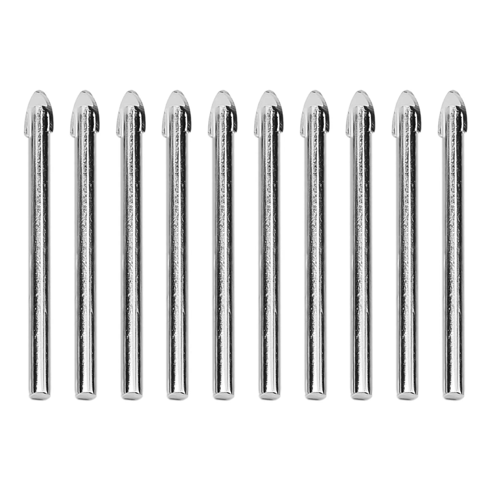 

6mm Tip Glass Ceramic Tile Drill Bits, 10pcs, Smooth and Accurate Drilling, Suitable for Granite and Other Brittle Materials