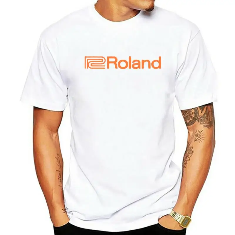 Roland T-Shirt Cotone-Sintetizzatore Juno Jupiter Jx Jd Sh 808 909 303 Top