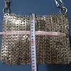 Luxury Designer Women's Bag Trend Hand Woven Hollow Metal Chain Tote Bag Clutch Female Bag Travel Holiday Shoulder Bag Handbag 6