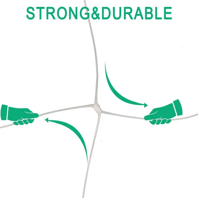 Plastic Trellis Netting Heavy-Duty Garden Netting Roll for Climbing Plants Melons Vegetables and Grape Rack 4