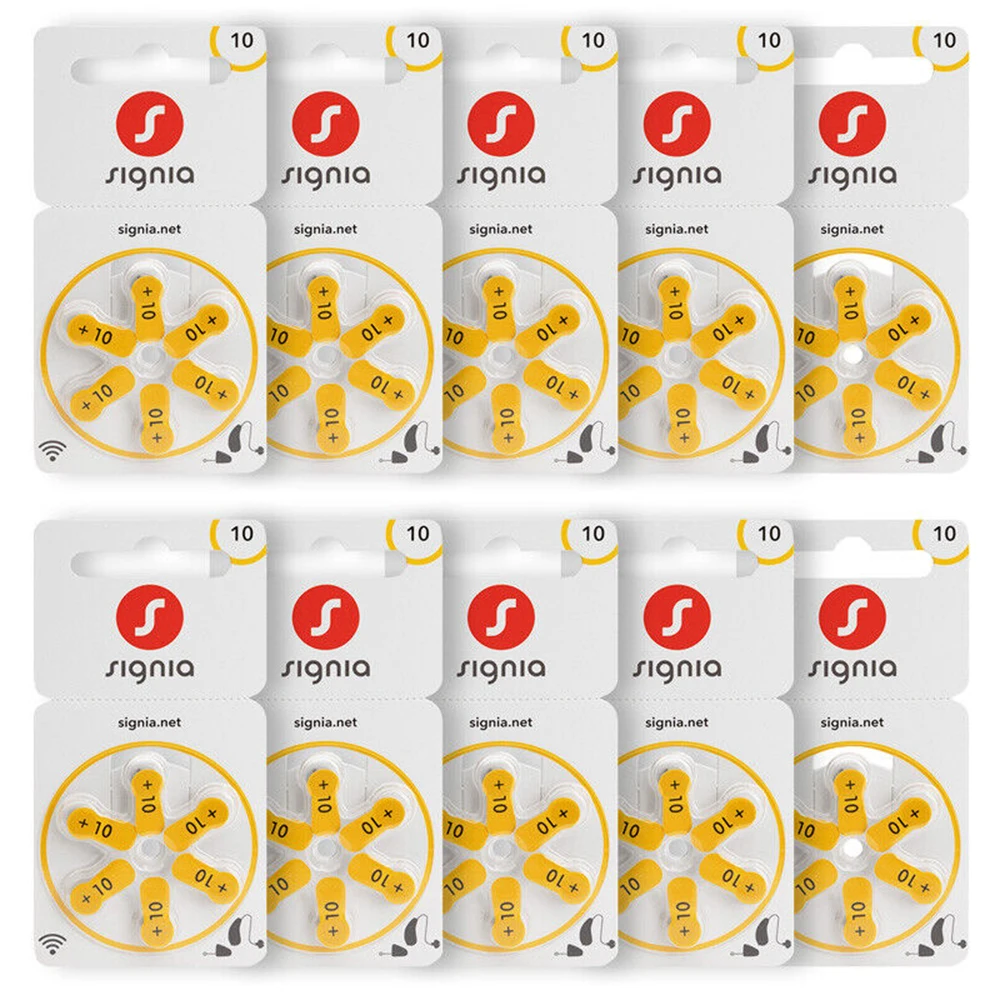 SigniaHearingAidBatteriesSize1060PCS10CardsS10A10ZA10PR70A1060PCS.jpg