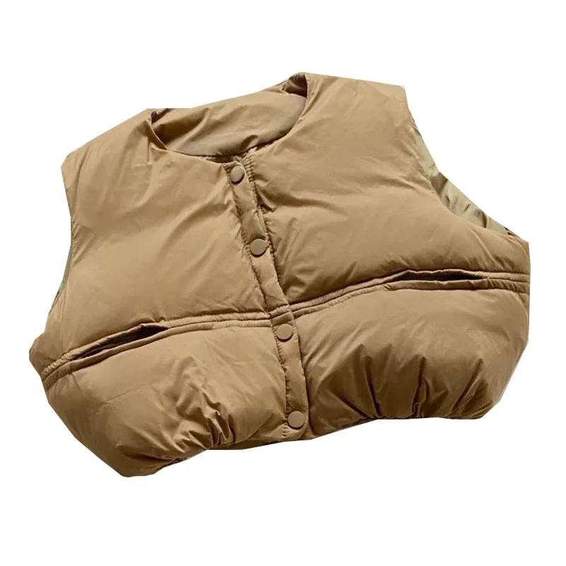 Children Vest Child Vest 1-7 Age Girls Boys' Winter Warmth Thickened Down Korean style Outdoor Sleeveless Jacket