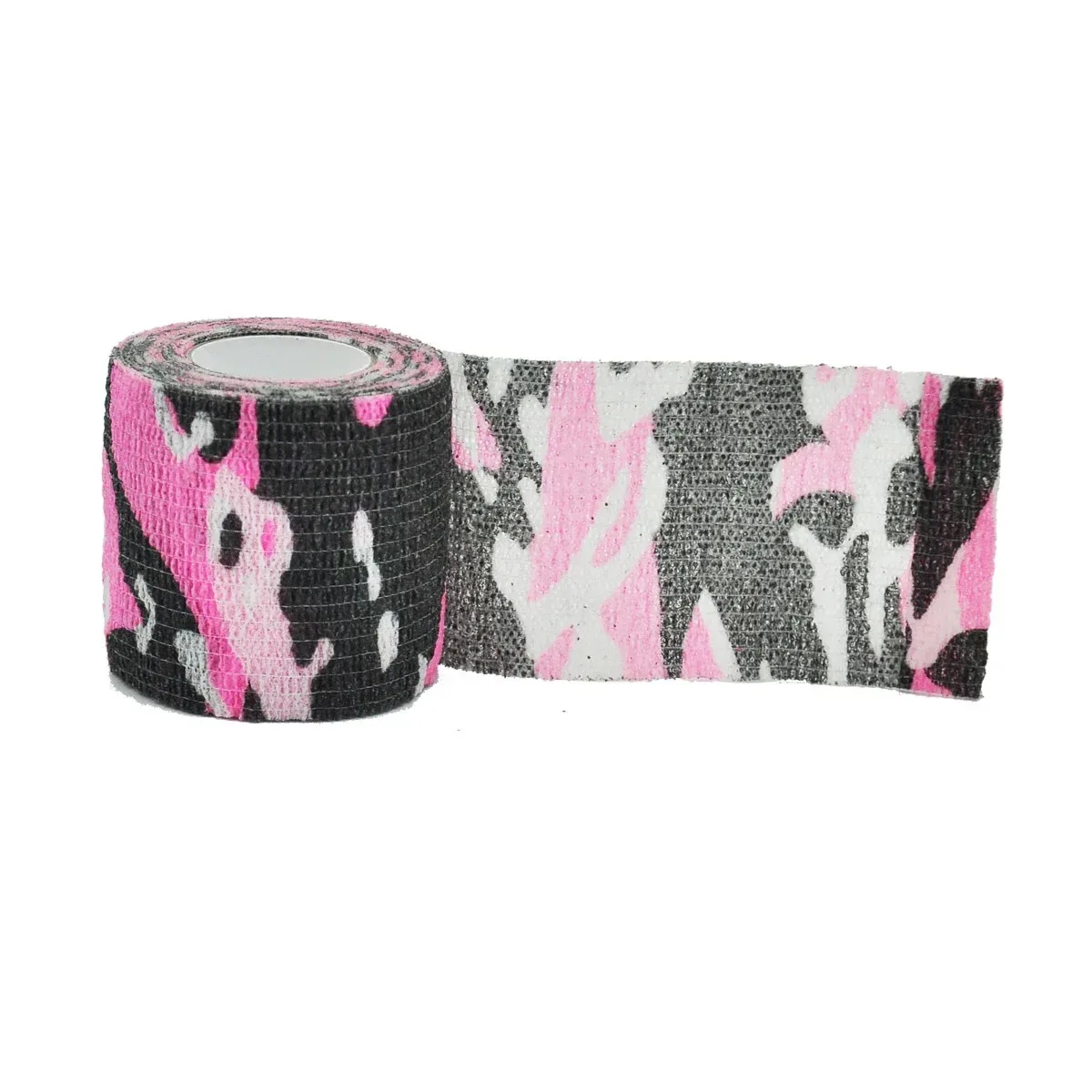 Self Adherent Cohesive Bandage Wrap Stretch Non Woven Self Adhesive Tape - Pink Camouflage Athletic Elastic Bandage