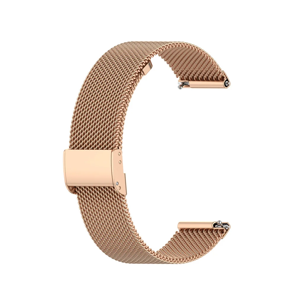 Premium Milanese Loop Metal Watch Band Bracelet - Stainless Steel Replacement Strap