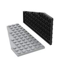 1Pc MOC Parts 30355 Wedge Plate 6 x 12 Left Compatible Bricks DIY Assmble Building Blocks Particle Kid Puzzle Brain Toy Gift 1