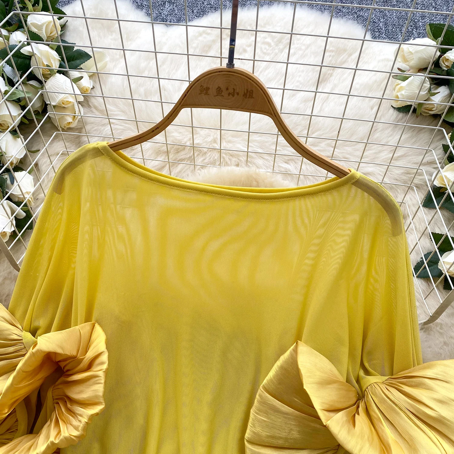 Chic Blouses for Women's Temperament Lady Tops Ruffles Gauze Loose Shirts 2025 Blusas Mujer De Moda Folds Korean Summer Blouse