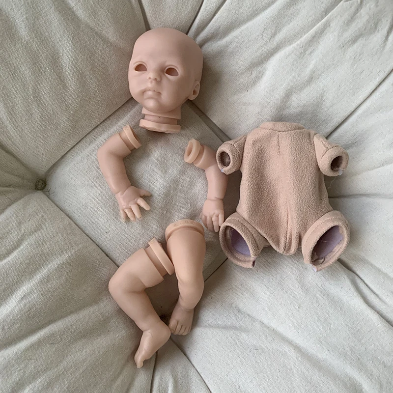 Kit mini bambola rinata da 10 pollici Nessa parti di bambola vuote fai da te kit muñeca reborn - immagine 6