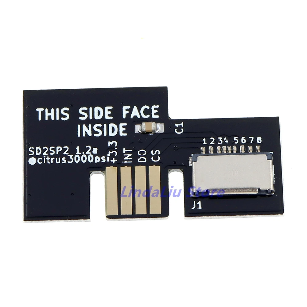 Adattatore Micro SD Per SD2SP2 Per GameCube: Lettore SDLoad SDL Per Swiss E GBI (Verde)