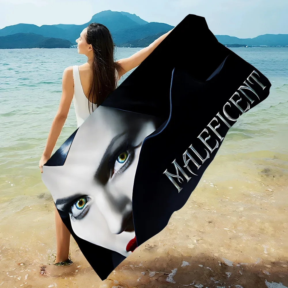 Amine M-Maleficent Microfiber Printed Beach Towel Mountain Climbing Yoga Beach Swimming Running Absorbent Soft Towel 6