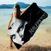 Amine M-Maleficent Microfiber Printed Beach Towel Mountain Climbing Yoga Beach Swimming Running Absorbent Soft Towel 6