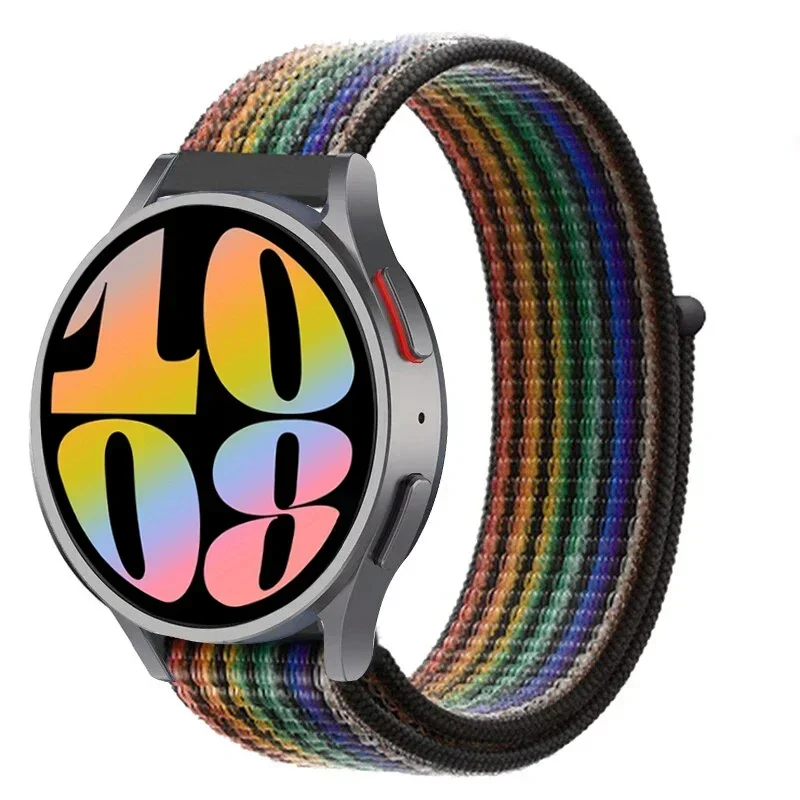 Versatile Nylon Loop Strap Bracelet, 22mm/20mm Adjustable Band