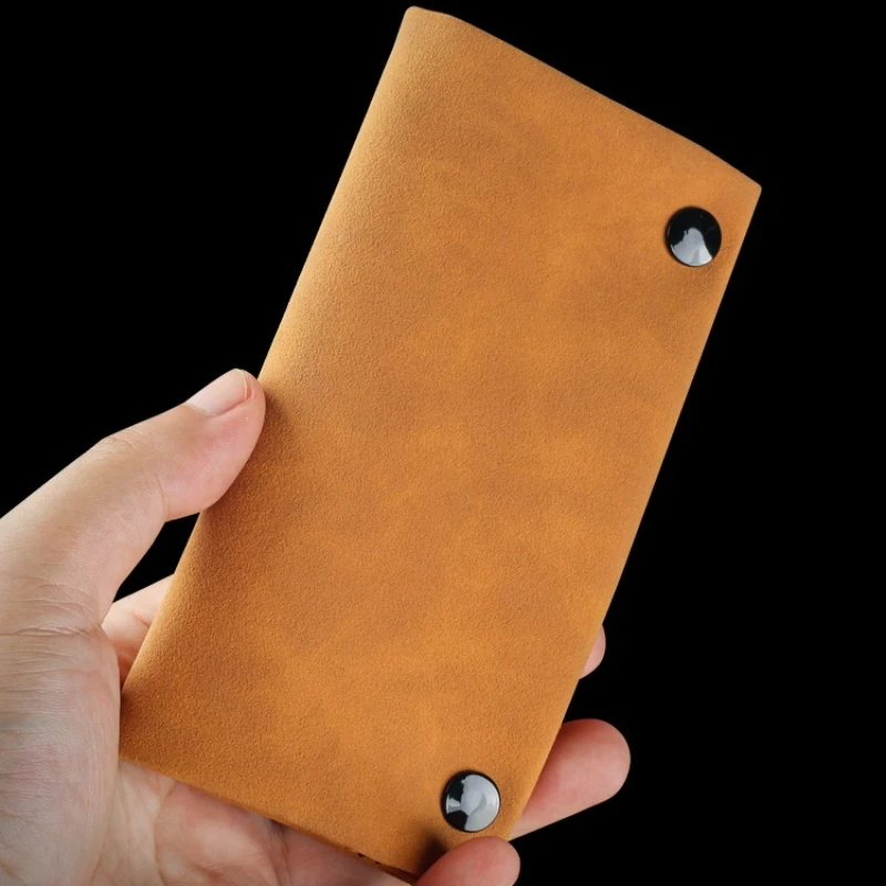 Handmade Leather Tobacco Pouch Case Bag Smoking Paper Holder Wallet Multifunctional Foldable Tobacco Storage Pouch