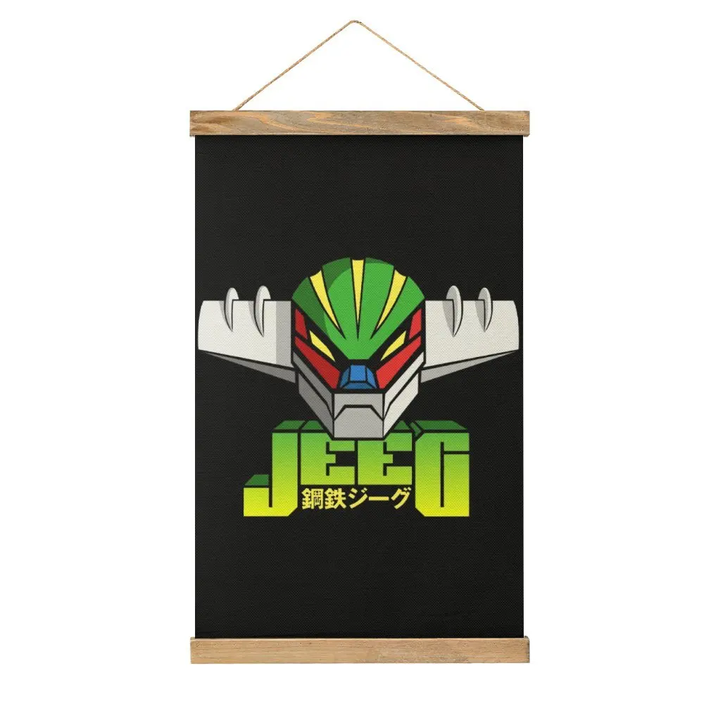 Mechas 02 Mazinger Z Steel Jeeg Robot Kotetsu Dark Great 4 Picture Bar Picture Hanging Canvas Hanging Picture Graphic Vintage Fu