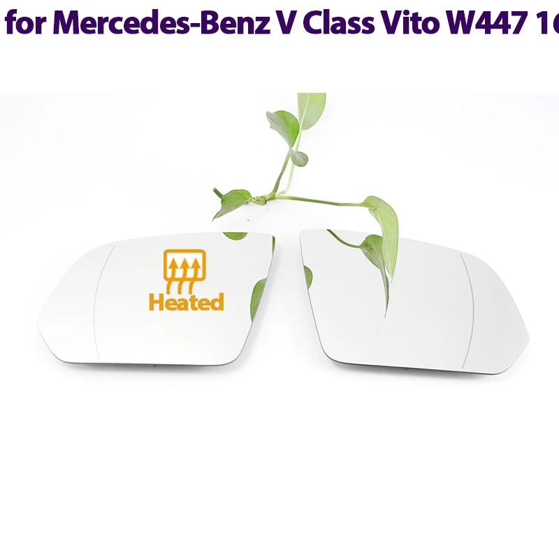 

Левое правое боковое зеркало с подогревом LH RH Замена объектива для Mercedes-Benz V Class W447 Vito Mercedes W447 2016-2023