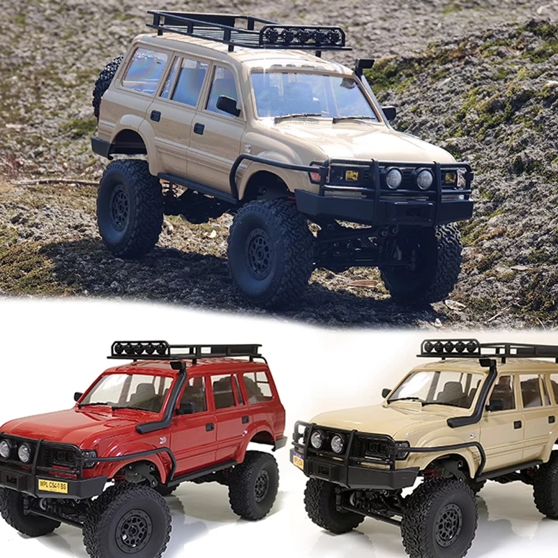 Lc80 Crawler Full Scale 260 Motor Off-road Climbing Vehicle Rc Car Compatible For Wpl C54 Land Cruiser 4wd 3