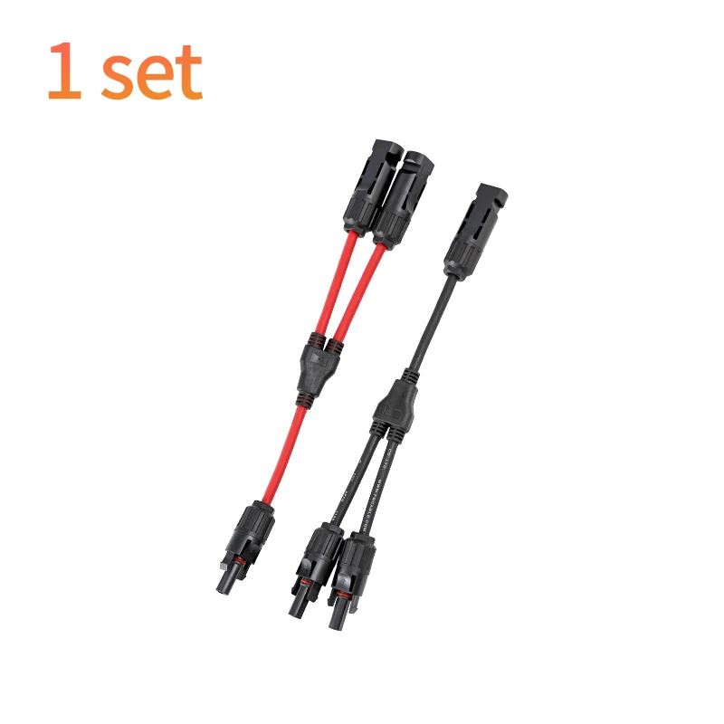 2 into 1 Parallel Solar Branch Adapter 1000V 30A PV Connectors