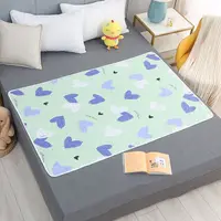 100*150cm Baby Sleeping Underpads Skin-friendly Leakproof Washable Underpads Triple Waterproofing Soft Menstruation Pad Adults 1